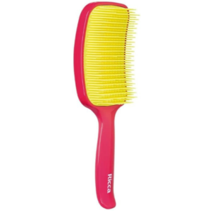 Escova Raquete Flex, Rosa, Ricca