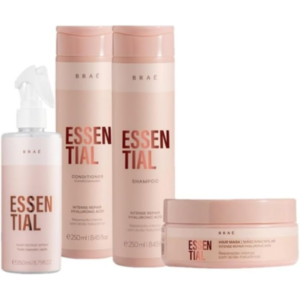 Kit Braé Essential 250ml + Mascara 200g + Leave-in 260ml