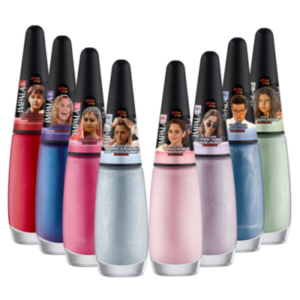 Kit c 08 Esmaltes Impala Coleção Globoplay