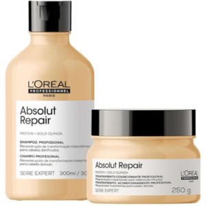 L'Oréal Absolut Repair Gold Quinoa Kit Cuidados (2 produtos)