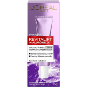 L’Oréal Paris Creme Para Área Dos Olhos Anti-Idade Revitalift Hialurônico 15G