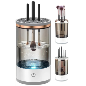 Limpador Pincel Esponja Maquiagem Elétrico USB Automático Lava Seca