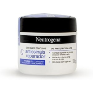 Neutrogena Hidratante Facial Antissinais Reparado Face Care Intensive, 100g