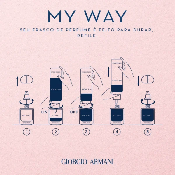 Perfume Giorgio Armani My Way Eau de Parfum Feminino 30 ml Recarregável
