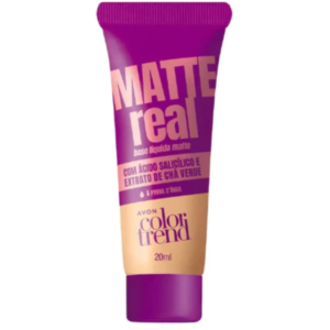 Base Líquida Matte Real Color Trend Avon A Prova D Água