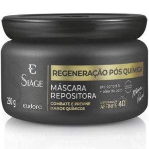 Eudora Máscara Repositora Siàge Expert Regeneração Pós Química 250g