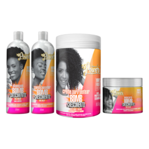 Kit Soul Power Bomb Shampoo + Condicionador + Máscara + Creme Pentear 800g