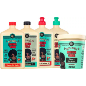 Lola Cosmetics Meu Cacho Minha Vida Kit Shampoo + Condicionador + Máscara + Creme + Gel