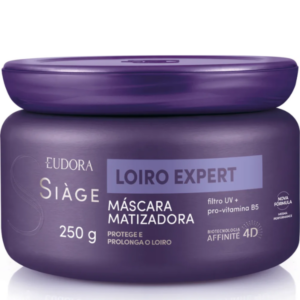 Máscara Capilar Matizadora Siàge Loiro Expert 250g Eudora