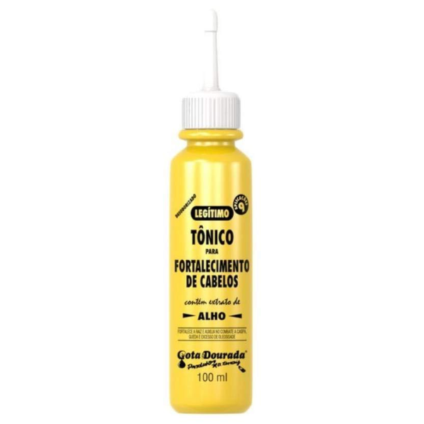 Tônico de Alho Gota Dourada Para Fortalecimento de Cabelos 100ml