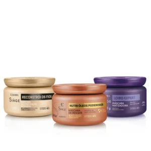 Combo Siàge Cronograma Capilar para Fios Loiros (3 itens)