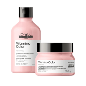 Kit Loreal Série Expert Vitamino Color Shampoo e Máscara