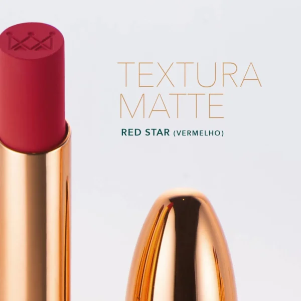 Kit Máscara para Cílios + Lápis para Olhos + Batom Matte Vermelho Marília Mendonça By Océane-1