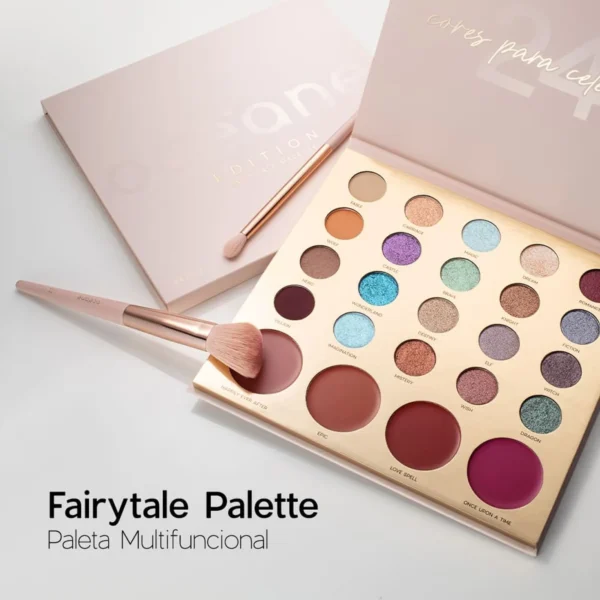 Kit Paleta Multifuncional Fairytale + Batom Marrom Océane Edition (2 Produtos) Océane-1