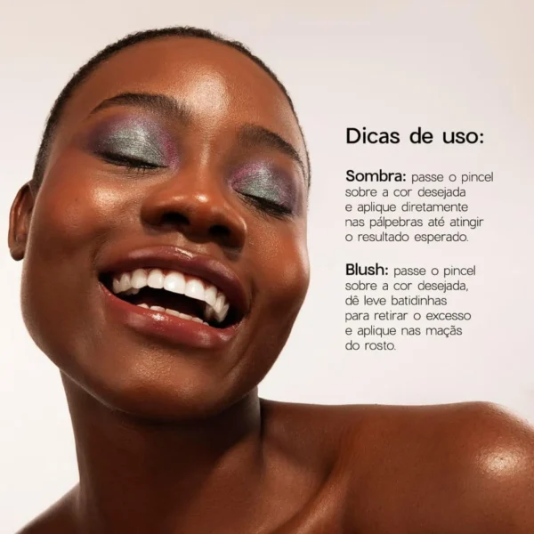 Kit Paleta Multifuncional Fairytale + Batom Marrom Océane Edition (2 Produtos) Océane-5