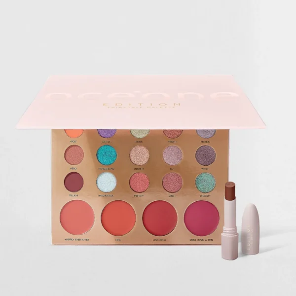 Kit Paleta Multifuncional Fairytale + Batom Marrom Océane Edition (2 Produtos) Océane