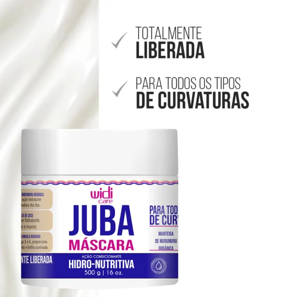 Máscara Hidro-Nutritiva Juba Máscara Ação Condicionante 500g