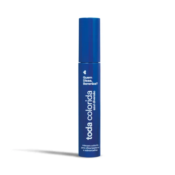 Máscara para Cílios e Sobrancelhas Azul Diversão Toda Colorida 10g