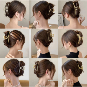 Prendedor De Cabelo G Metal Presilha Piranha 11cm fashion