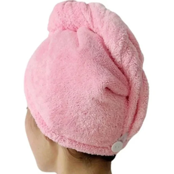 Toalha Touca Secadora de Cabelo Skin Care - Toalha Mágica