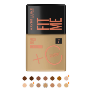 Base Liquida Maybelline NY Fit Me Fresh Tint com Vitamina C e FPS50
