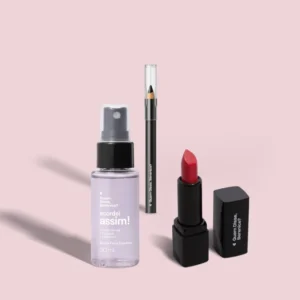 Combo Mini Batom Mate Vermemor 1,6g + Lápis de Olhos 600mg + Bruma Facial 30ml - Quem Disse, Berenice?