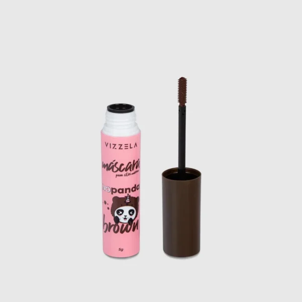 Máscara para cílios marrom - No Panda Brown Vizzela