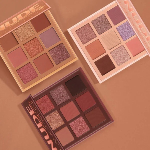 Paleta Palace Eyeshadow de Maquiagem Marrom Perolado Vermelho 9 Cores