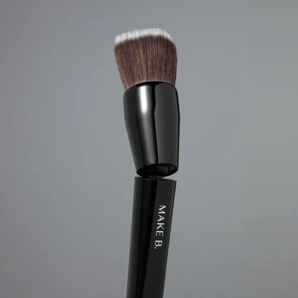 Pincel de Maquiagem Acessível Articulado Base Duo Fiber Make B.