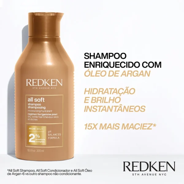 Shampoo Redken All Soft 300 ml