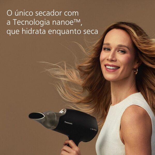 Secador de cabelos Panasonic Nanocare com Tecnologia Nanoe™ Trata e Hidrata - EH-NA6A-8