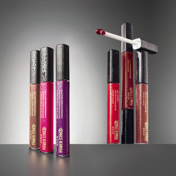 Batom Líquido Matte Glitter Effect Avon Power Stay
