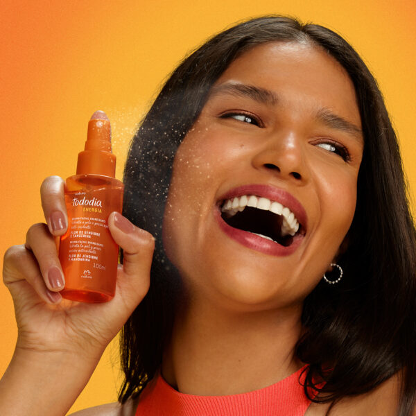 Bruma Facial Energizante Tododia Flor de Gengibre e Tangerina