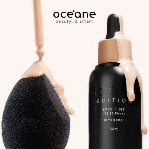 Lançamento Base Skin Tint - Grátis Esponja Flat Drop Océane - Deshop Da beleza