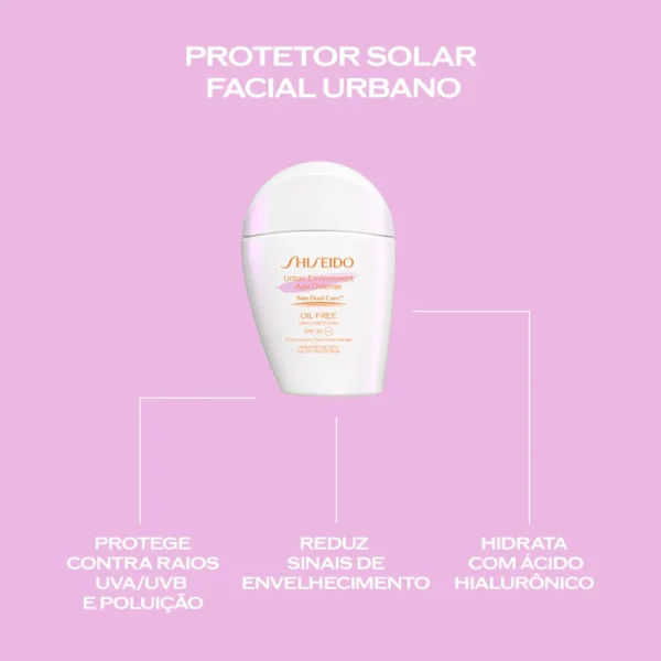 Shiseido Urban Environment Age Defense Oil-Free SPF30 - Protetor Solar Facial Urbano 30ml