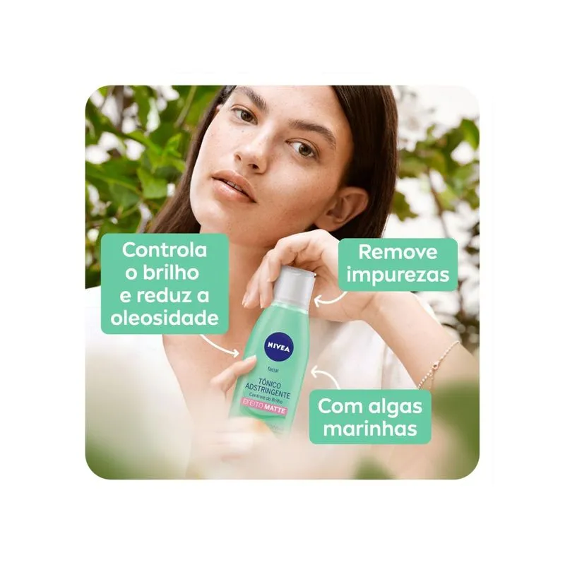 Tônico Facial Nivea para Pele Mista e Oleosa Adstringente Controle do Brilho 200ml