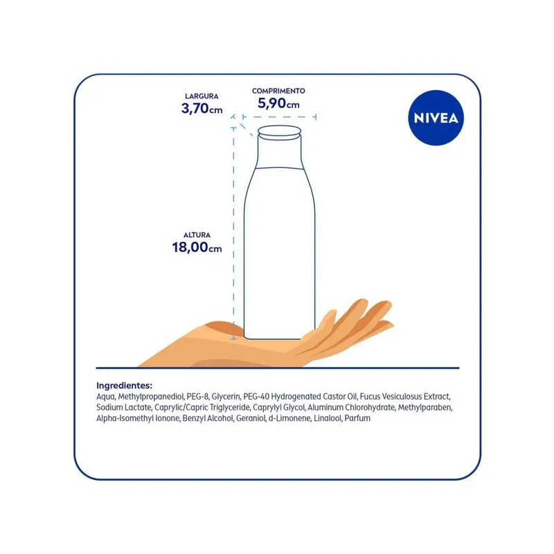 Tônico Facial Nivea para Pele Mista e Oleosa Adstringente Controle do Brilho 200ml