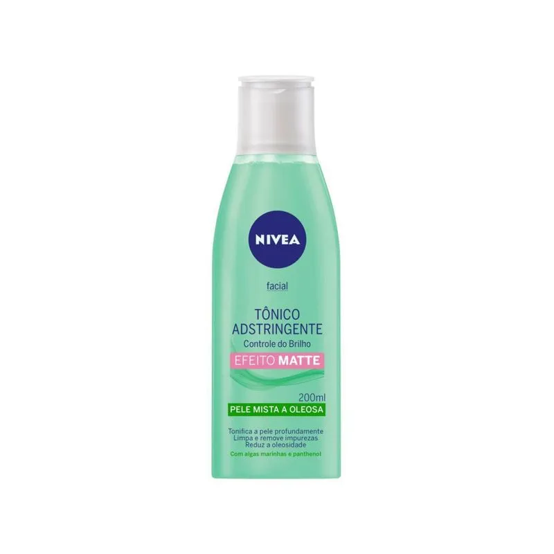 Tônico Facial Nivea para Pele Mista e Oleosa Adstringente Controle do Brilho 200ml