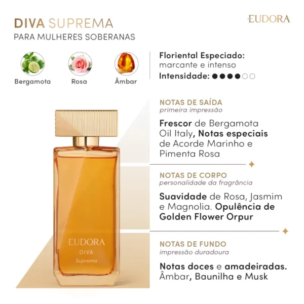 Diva Suprema Desodorante Colônia 100ml-