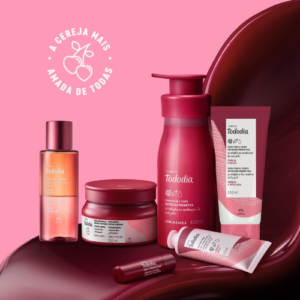 Linha Tododia Cereja e Avelã Natura