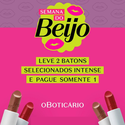 Semana do Beijo…#Boti#PromocaoPromoção válida de 04-04 á 13-04
