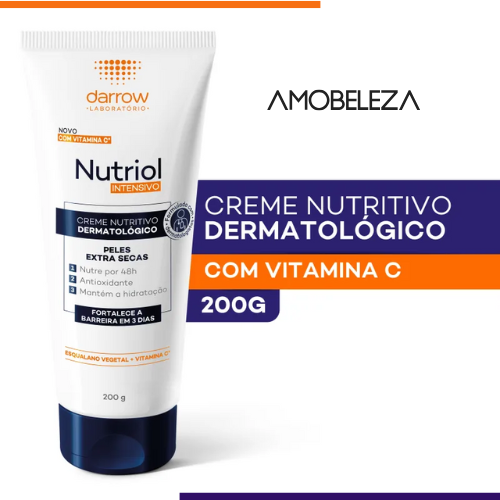 GANHE MIMO CREME NUTRIOL 200g GRÁTIS NA COMPRA DA NOVA VITAMINA C DARROW