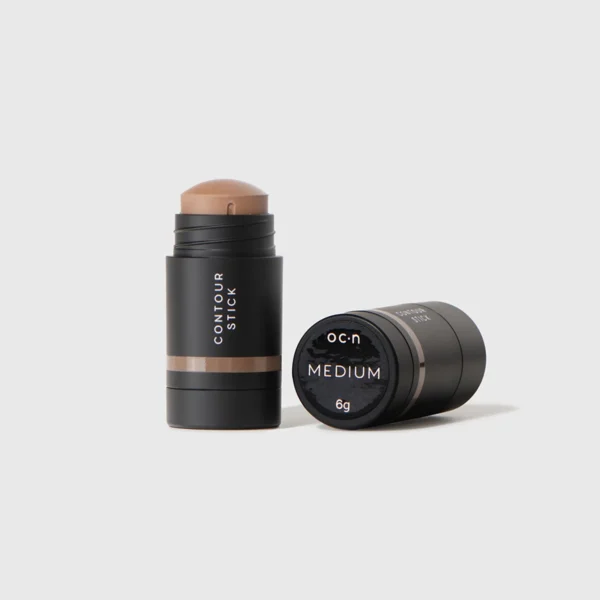 Kit Mini Contorno em Bastão Marrom Médio + Mini Blush em Bastão Rosa Claro + Mini Iluminador em Bastão Océane Edition (3 Produtos)