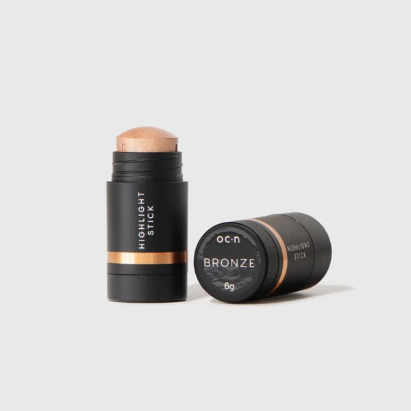 Kit Mini Contorno em Bastão Marrom Médio + Mini Blush em Bastão Rosa Claro + Mini Iluminador em Bastão Océane Edition (3 Produtos)