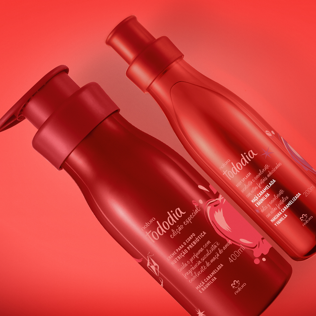 Kit Tododia Maçã Caramelada e Baunilha com Body Splash (2 produtos)