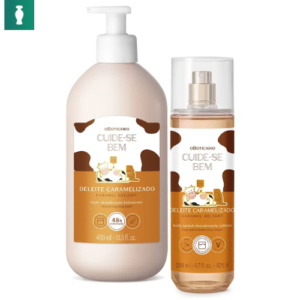 Combo Cuide-se Bem Deleite Caramelizado Body Splash 200ml + Loção Corporal 400ml