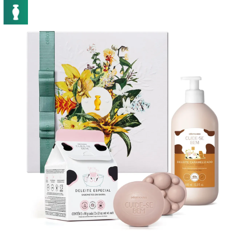 Combo Presente Dia Das Mães Cuide-se Bem Deleite Caramelizada