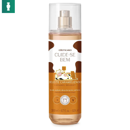 O Boticário Cuide-se Bem Deleite Caramelizado Body Splash 200ml