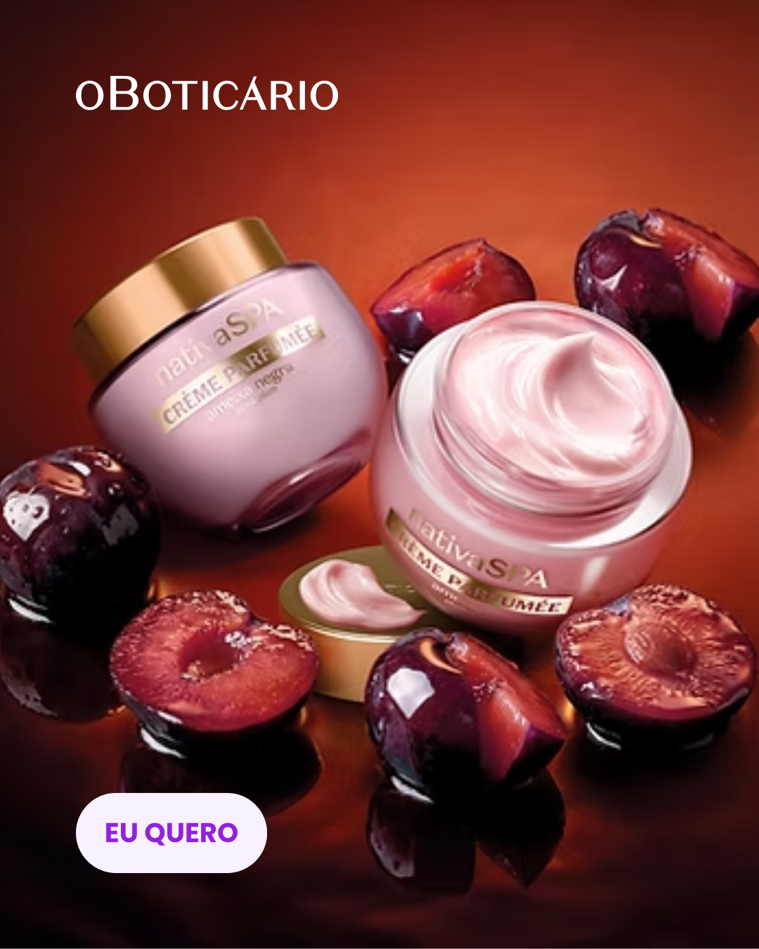 Lançamento_Crème Parfumèe Ultra Perfumado Nativa Spa Ameixa