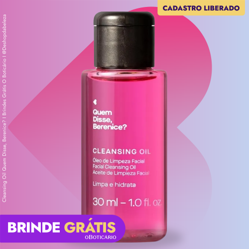 Cleansing Oil Quem Disse, Berenice 30ml